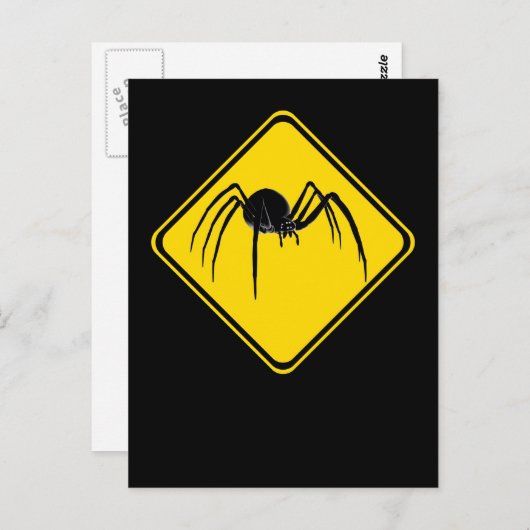 Black Widow Xing! Postkarte (Vorne/Hinten)