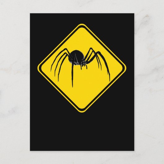 Black Widow Xing! Postkarte (Vorderseite)