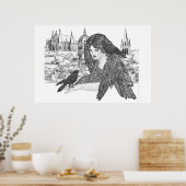 Black Winged Beauties Poster (Küche)