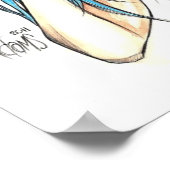 Black Winged Succubus Poster (Ecke)