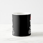 Black Winking Santa Merry Kaffeetasse (Mittel)