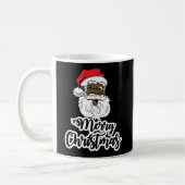 Black Winking Santa Merry Kaffeetasse (Links)