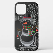 Black Winter iPhone Case (Rückseite)