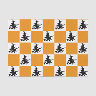 Black Witches Checkered Seidenpapier
