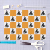 Black Witches Checkered Seidenpapier (Handwerk)