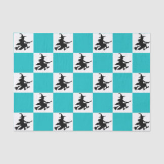 Black Witches Checkered Seidenpapier