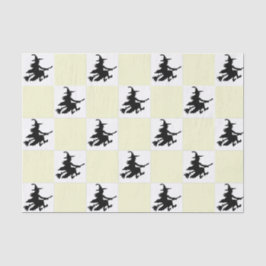 Black Witches Checkered Seidenpapier