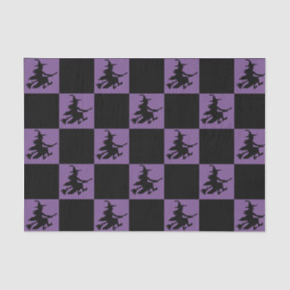 Black Witches Checkered Seidenpapier