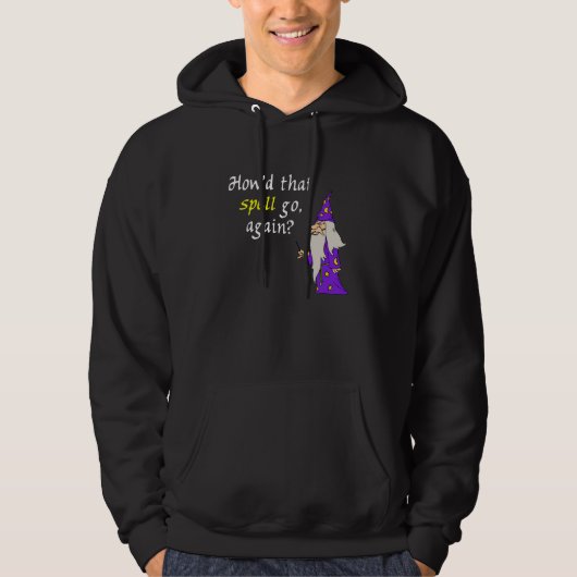 Black Wizard Sweatshirt Hoodie (Vorderseite)
