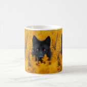Black Wolf Dog German Shepherd Kaffeetasse (Mittel)