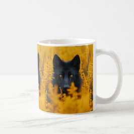 Black Wolf Dog German Shepherd Kaffeetasse