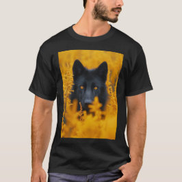 Black Wolf Dog German Shepherd T-Shirt