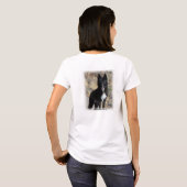 Black Wolf Fleece Jacket T-Shirt (Schwarz voll)