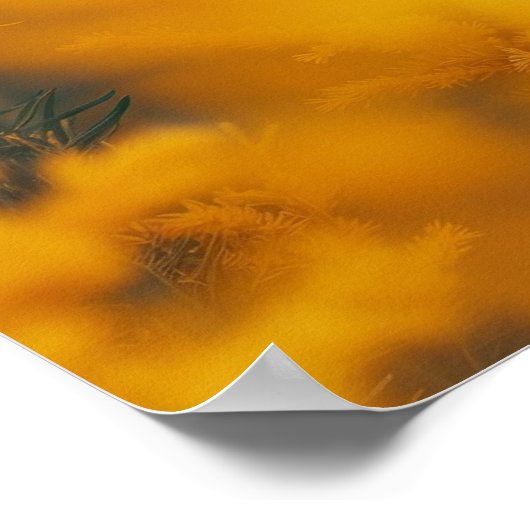 Black Wolf German Shepherd Dog Poster (Ecke)