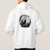 Black Wolf Hoodie (Rückseite)