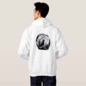 Black Wolf Hoodie (Schwarz voll)