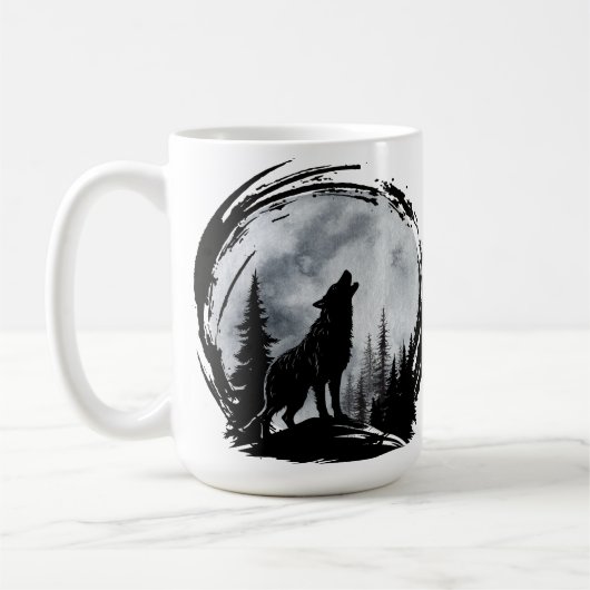Black Wolf Kaffeetasse (Links)
