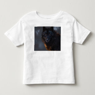 Black Wolf Kleinkind T-shirt