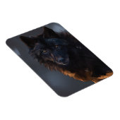 Black Wolf Magnet (Rechte Seite)