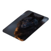 Black Wolf Magnet (Linke Seite)