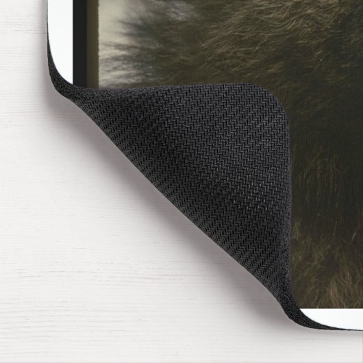 Black Wolf Mousepad (Ecke)