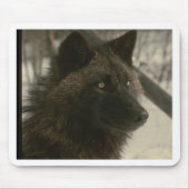 Black Wolf Mousepad (Vorne)