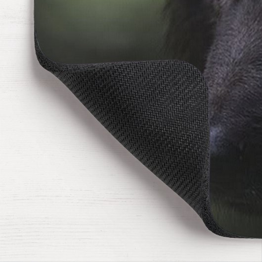 Black Wolf Mousepad (Ecke)
