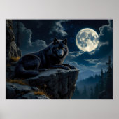 Black Wolf Poster (Vorne)