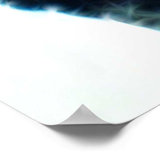 Black Wolf Poster (Ecke)