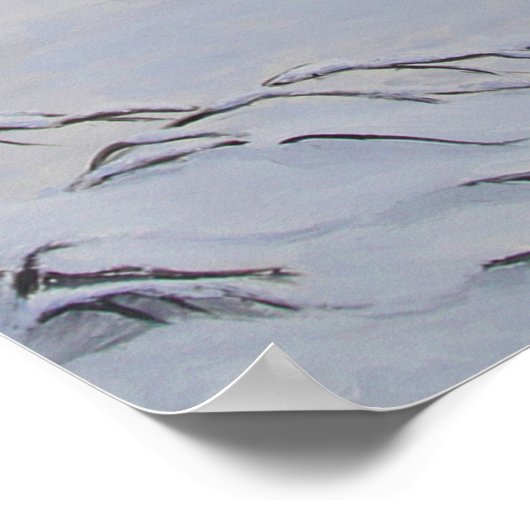 Black Wolf Poster (Ecke)