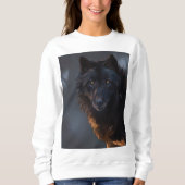Black Wolf Sweatshirt (Vorderseite)