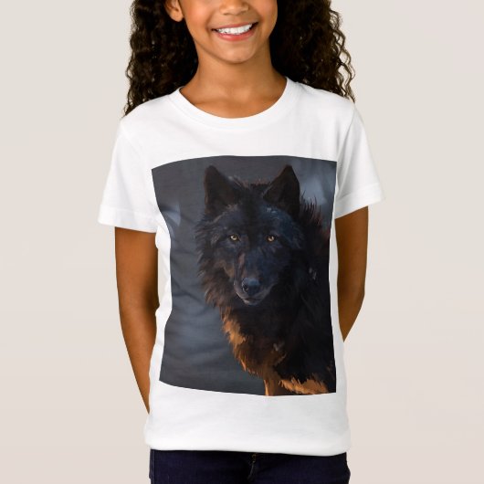 Black Wolf T-Shirt (Vorderseite)