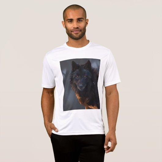 Black Wolf T-Shirt (Vorne ganz)