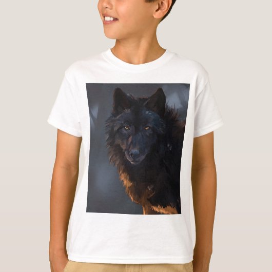 Black Wolf T-Shirt (Vorderseite)