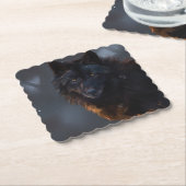 Black Wolf Untersetzer (angewinkelt)