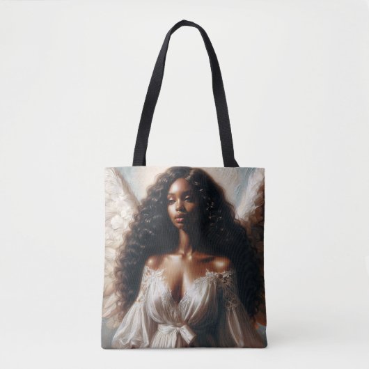 Black Woman Angels Angelcore Tasche (Vorderseite)