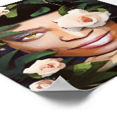 Black Woman Art Poster (Ecke)