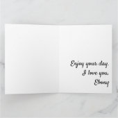 Black woman birthday card karte (Innenseite)