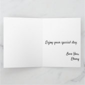 Black woman birthday card karte (Innenseite)