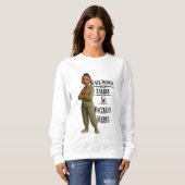 Black Woman Energy,Pixarstyle 3D Sweatshirt (Vorne ganz)