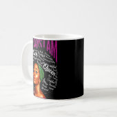 Black Woman God Say I Be African American Lady Bla Kaffeetasse (Vorderseite Links)