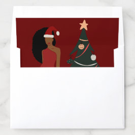 Black Woman Leo Zodiac Weihnachtsschmuck