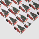 Black Woman Leo Zodiac Weihnachtsschmuck Seidenpapier (Ausschnitt)