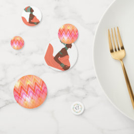 Black Woman Maternity Confetti Konfetti