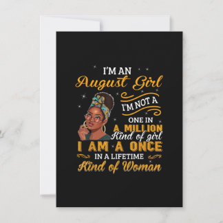 Black Women August Geburtstagsgeschenke Im A Leo Q Einladung
