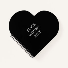 Black Women Erholung Notebook Notizblock
