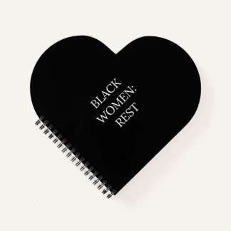 Black Women Erholung Notebook Notizblock
