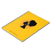 Black Women Reflecting Notizblock (Linke Seite)