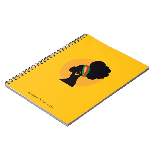 Black Women Reflecting Notizblock (Linke Seite)