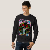 Black Women Senior Class Of 2024 Tie Dye African G Sweatshirt (Vorne ganz)